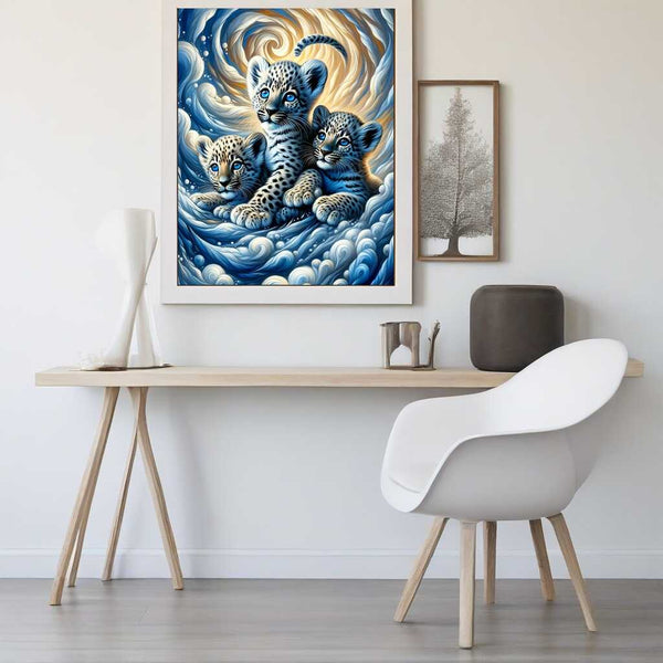 Malen nach Zahlen - Musterelefant