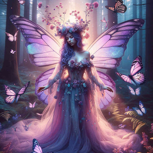 Malen nach Zahlen - Schmetterlingselfe