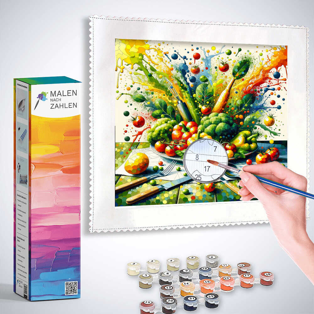 Malen nach Zahlen - Bon Apetit