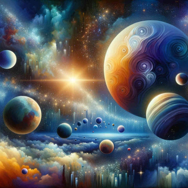 Malen nach Zahlen - Planeten System