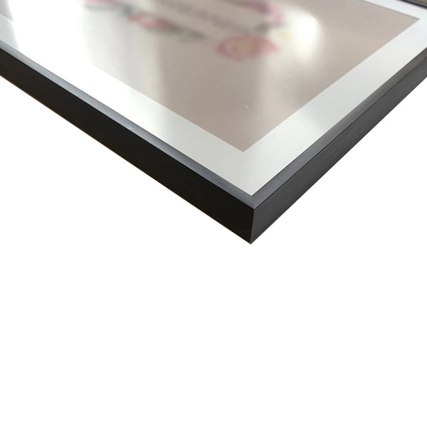 Schwarz Aluminiumrahmen Malen nach Zahlen, exzellente Passgenauigkeit der Außen- und Innenkanten, perfektes Präsentieren fertiger Gemälde