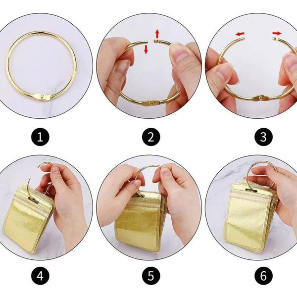 Step-by-step guide to using the golden ring storage accessory for diamond painting tools