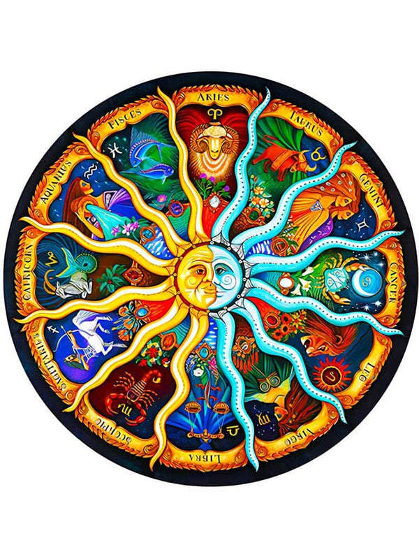 Holzpuzzle - Sternzeichen - hochwertige Leinwand - holzpuzzle