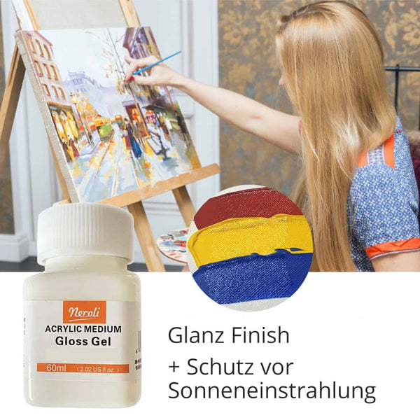 "Malen nach Zahlen Spezial Versiegelung für Acryl mit Glanz Finish und Sonnenschutz, 60ml Gloss Gel"