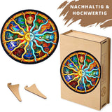 Holzpuzzle - Sternzeichen - hochwertige Leinwand - holzpuzzle