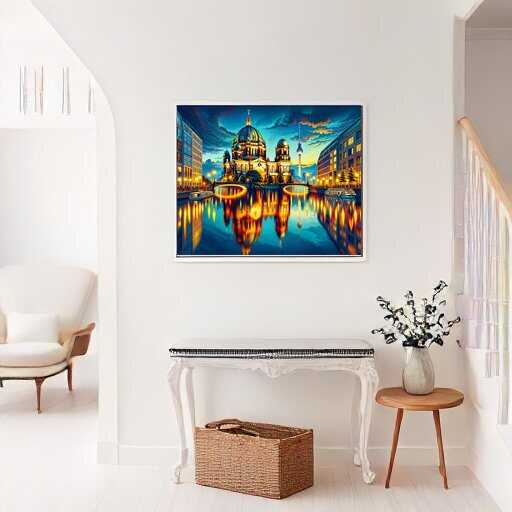 Malen nach Zahlen - Berlin am Abend