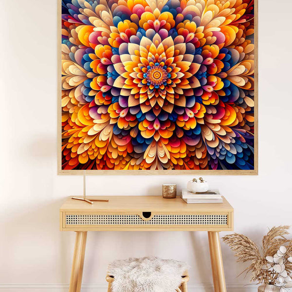 Malen nach Zahlen - Blumenmandala