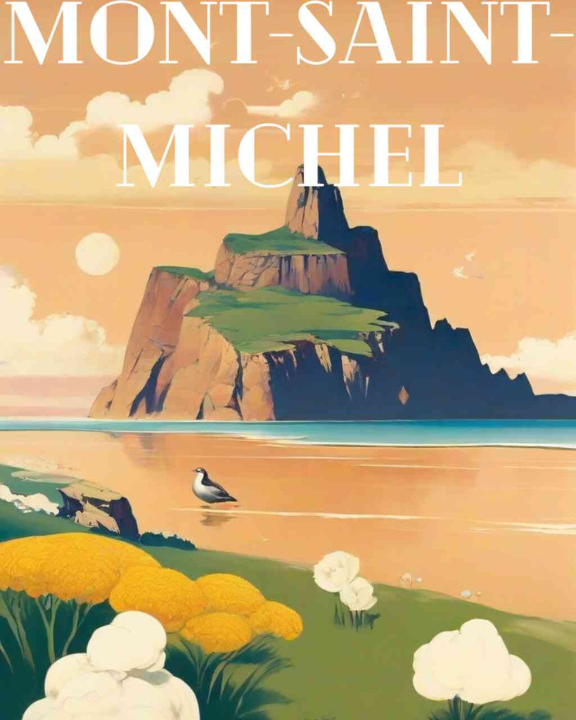 Malen nach Zahlen - Erhabene Ruhe von Mont-Saint-Michel
