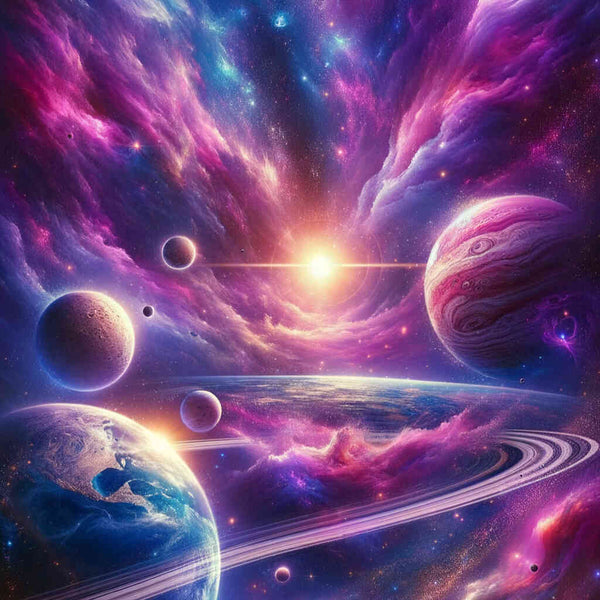 Malen nach Zahlen - Planetensystem