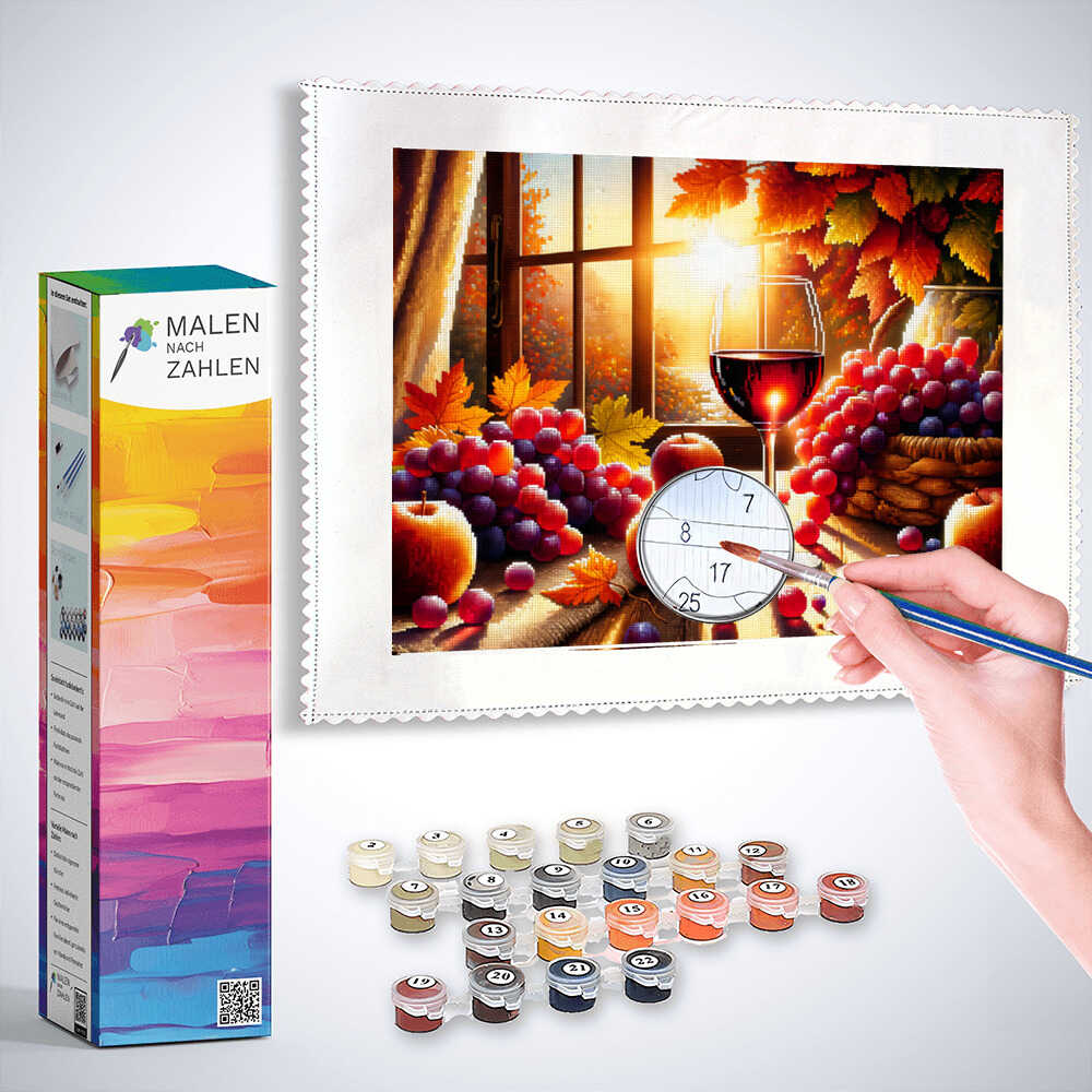 Malen nach Zahlen - Weinabend