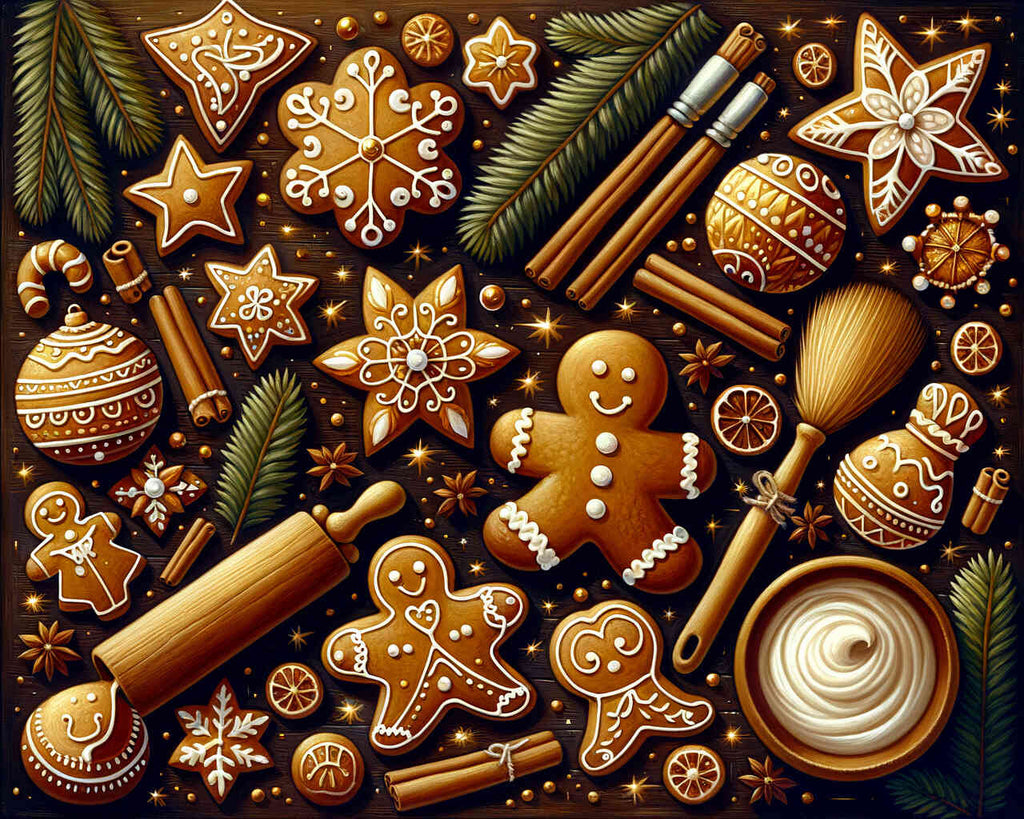 Malen nach Zahlen - Lebkuchen