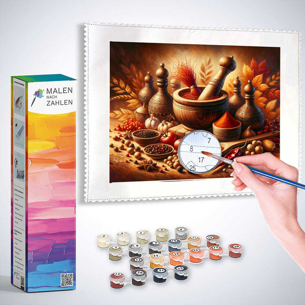 Malen nach Zahlen - Außergewöhnliche Gewürze
