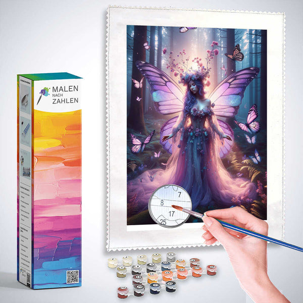 Malen nach Zahlen - Schmetterlingselfe