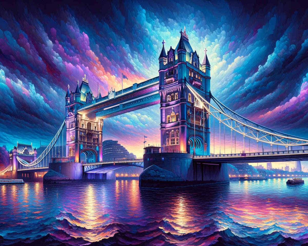 Malen nach Zahlen - Towerbridge, London