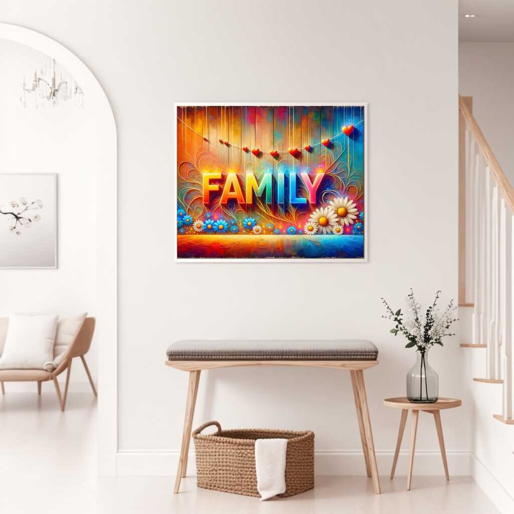 Malen nach Zahlen - Family, Bunt