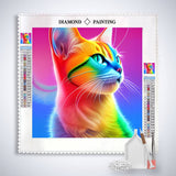 Diamond Painting Regenbogenkätzchen Kit - Rainbow Cat Design with Tools and Color Guide. Free Shipping and Up to 60% Off.