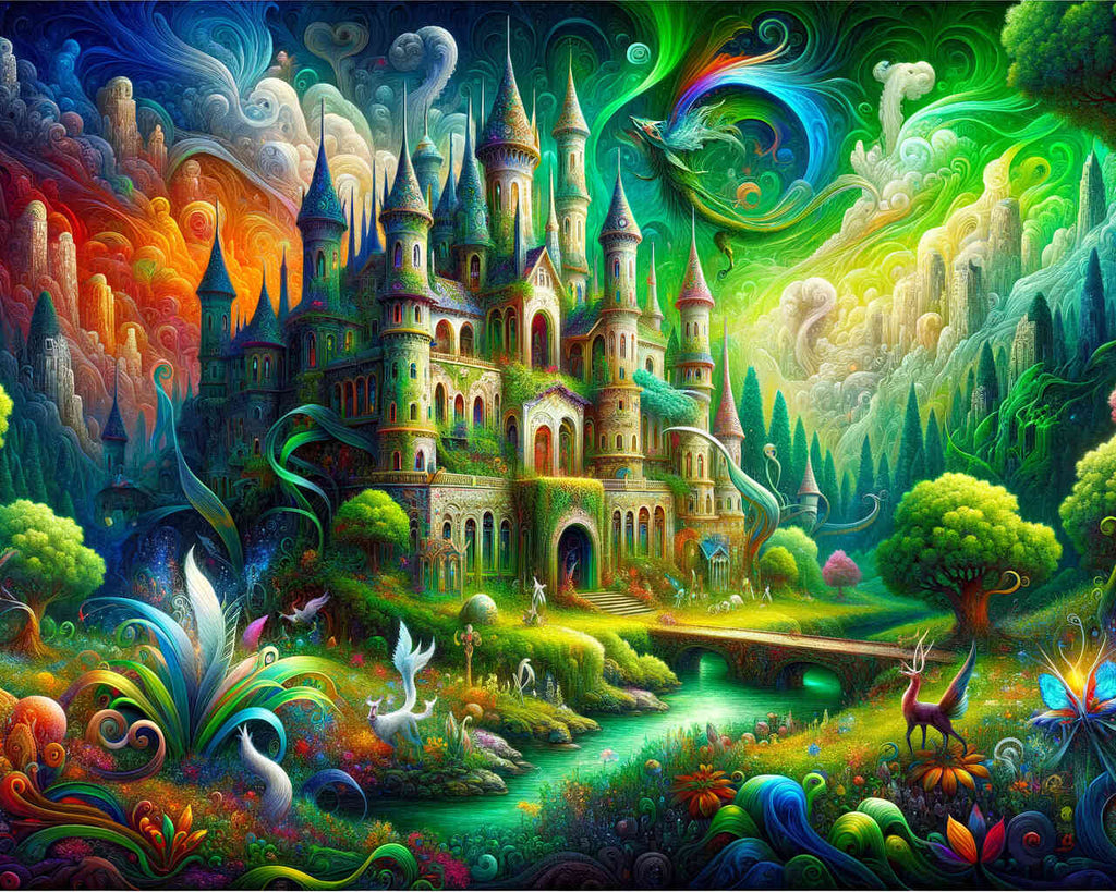 Malen nach Zahlen - Schloss der Fantasy