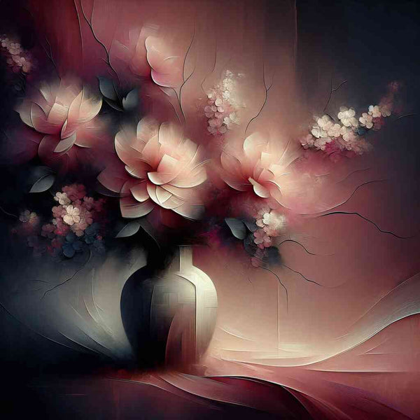 Malen nach Zahlen - Schicke Blumen in Vase