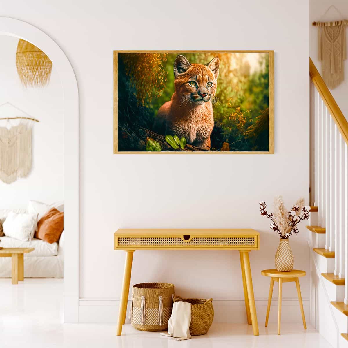 Malen nach Zahlen - Beobachtender Luchs