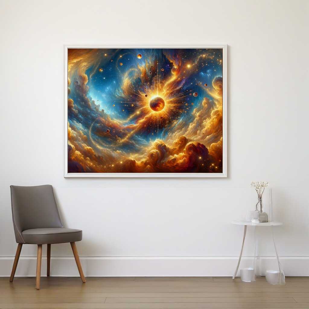 Malen nach Zahlen - Weltraum Spektakel