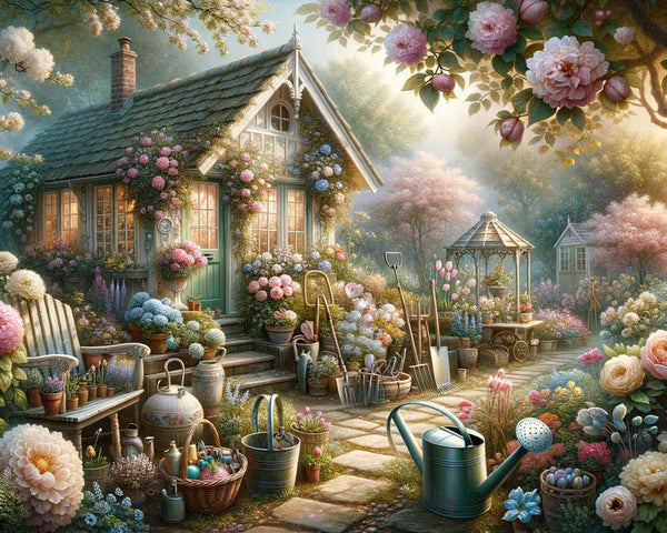 Malen nach Zahlen - Kleine Gärtnerei