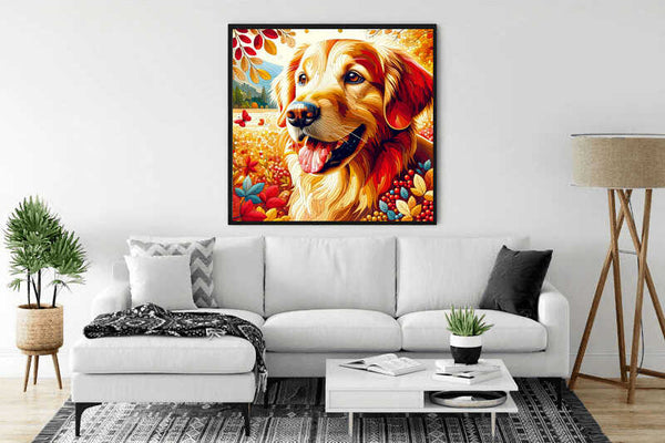 Malen nach Zahlen - Goldenretriver, Portrait