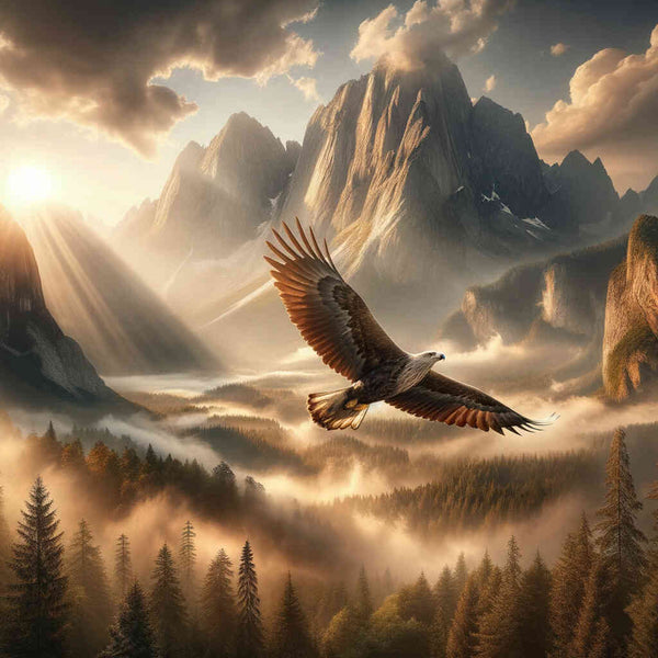 Malen nach Zahlen - Adler Ausflug