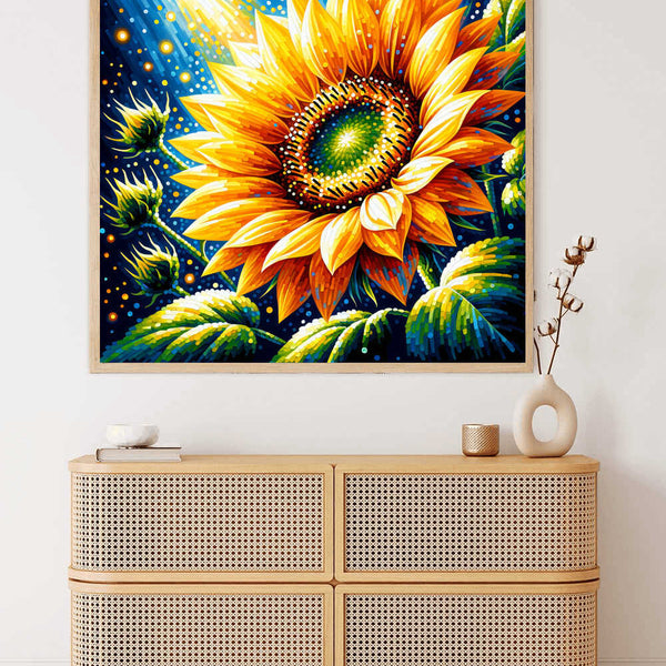 Malen nach Zahlen - Sonnenblume