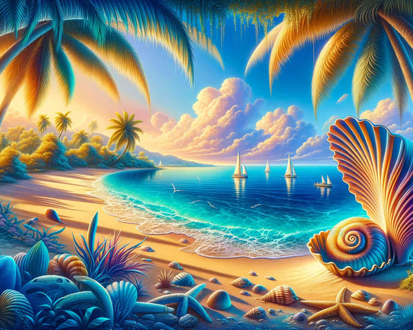 Malen nach Zahlen - Karibik Traum