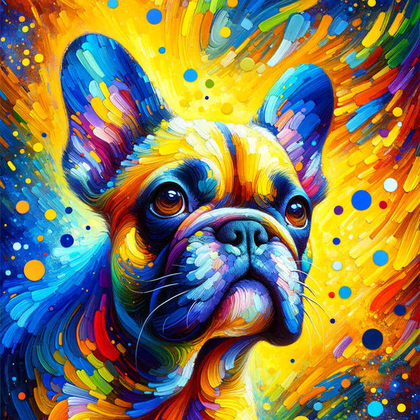 Malen nach Zahlen - Französische Bulldogge