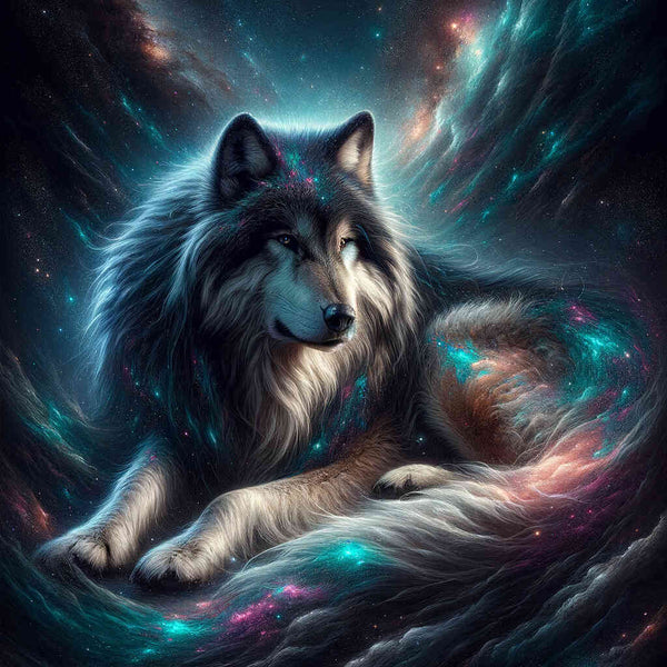 Malen nach Zahlen - Alphawolf