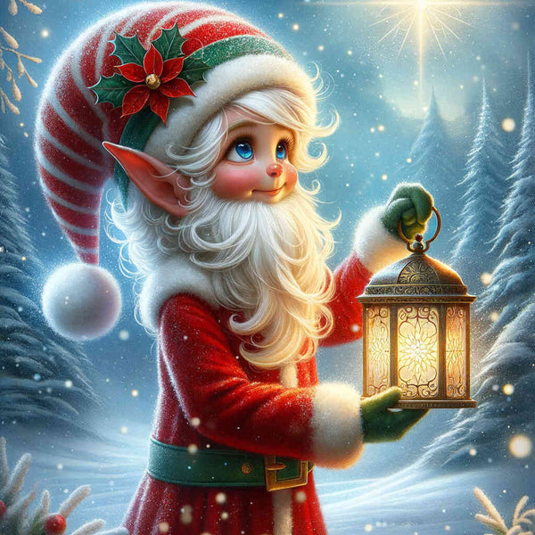 Malen nach Zahlen - Weihnachtswichtel