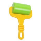 Diamond Painting Roller Tool with Yellow Handle and Green Roller for Precise Application