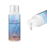 Diamond Painting Sealer Bottle 120ml - High Gloss, Quick-Drying, Multipurpose, Non-Toxic for Easy Diamond Painting Application and Protection.