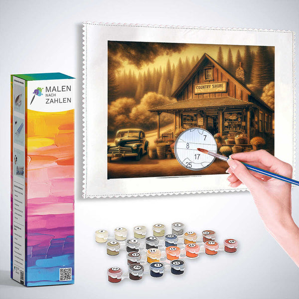 Malen nach Zahlen - Country Store