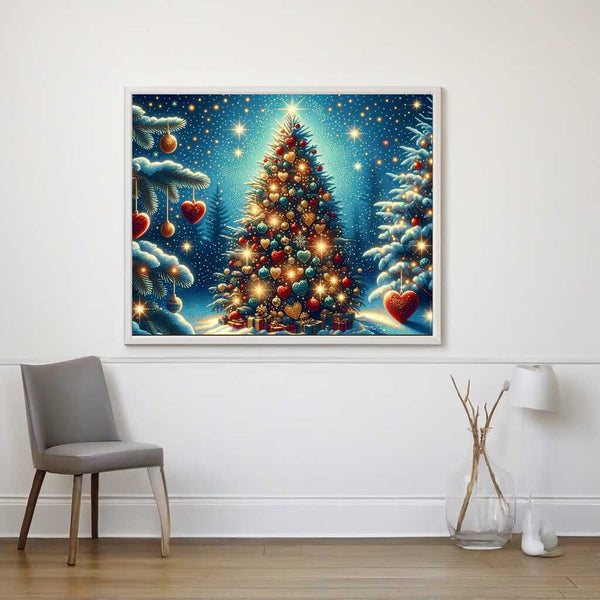 Malen nach Zahlen - Funkelnder Weihnachtsbaum