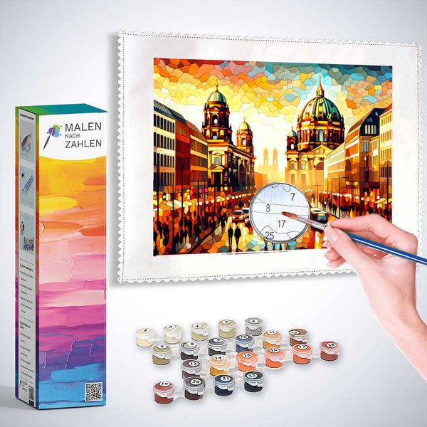 Malen nach Zahlen - Stadtleben Berlin