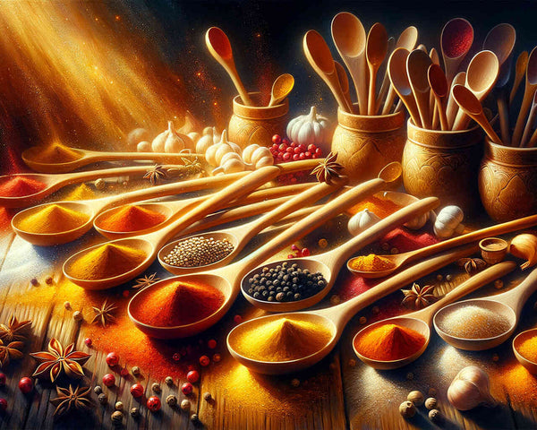 Malen nach Zahlen - Gewürzreihe