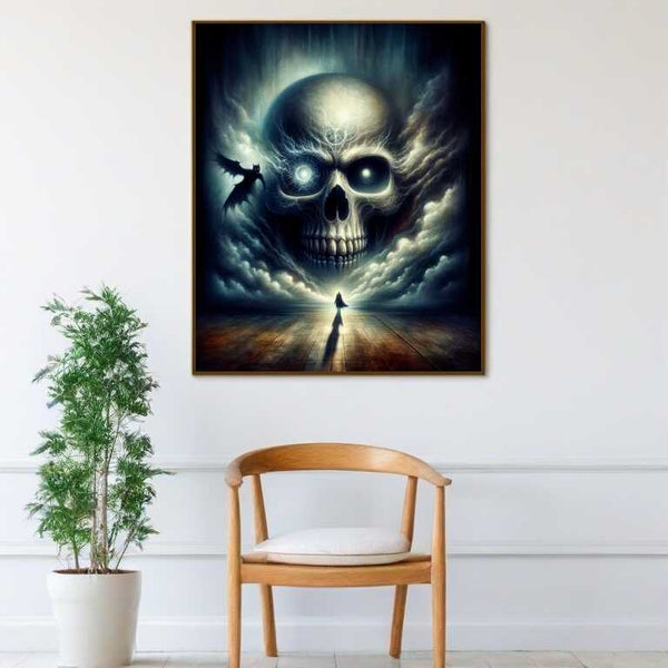 Malen nach Zahlen - Totenkopf Vampir