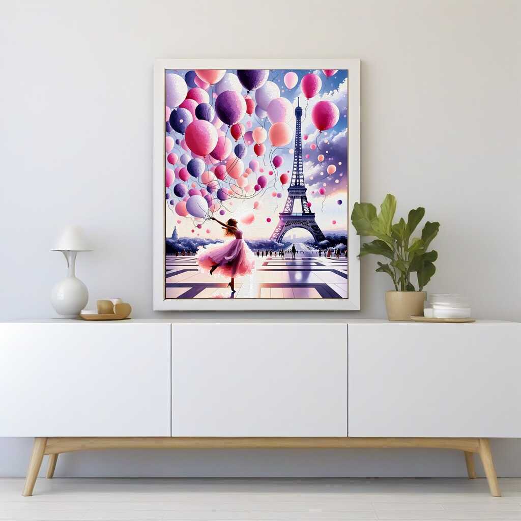 Malen nach Zahlen - Luftballonstrauß