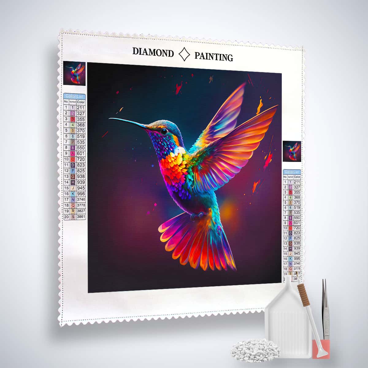 Diamond Painting - Regenbogenkolibri - Jetzt kaufen Diamond Painting - Regenbogenkolibri - Jetzt kaufen