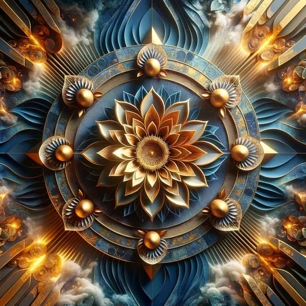 Malen nach Zahlen - Mandala 3D