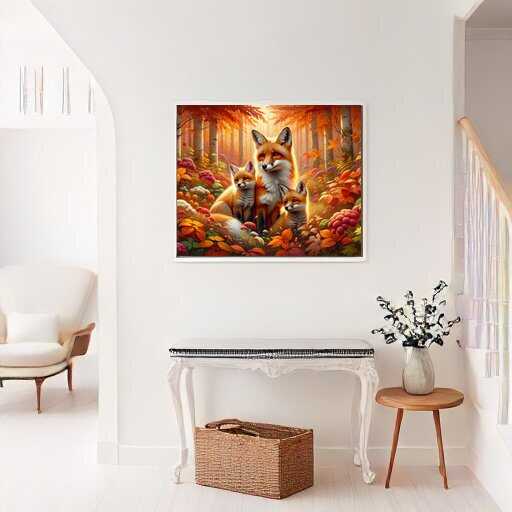 Malen nach Zahlen - Fuchs Mutter