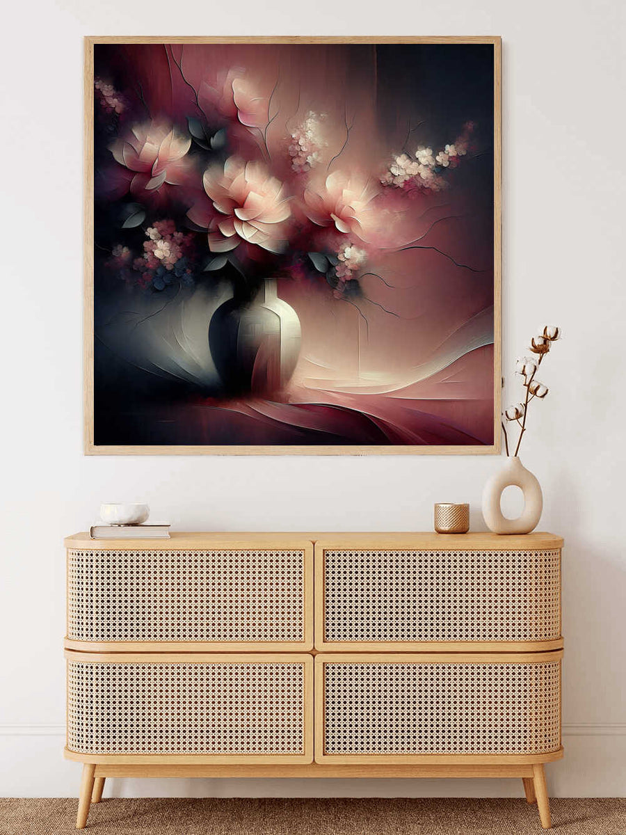 Malen nach Zahlen - Schicke Blumen in Vase