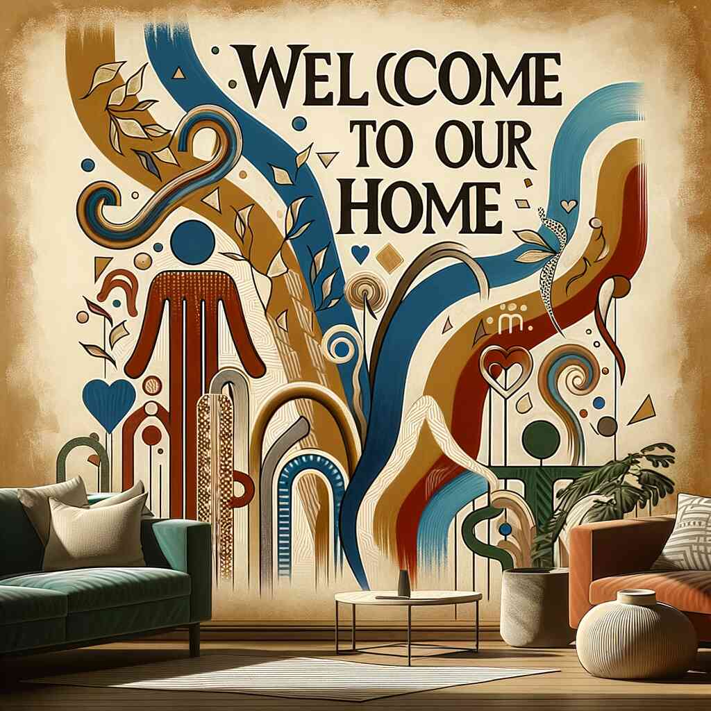 Malen nach Zahlen - Welcome to our Home