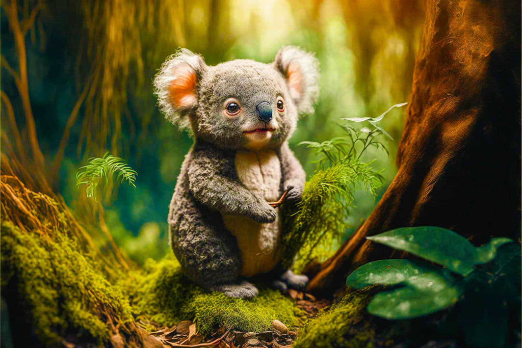 Malen nach Zahlen - Koalabär im Wald