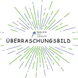 Malen nach Zahlen Überraschungsbild - hochwertige Leinwand -