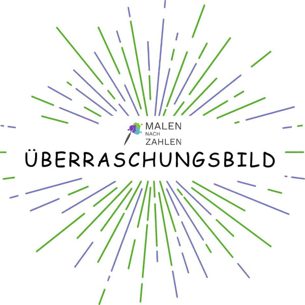 Malen nach Zahlen Überraschungsbild - hochwertige Leinwand -